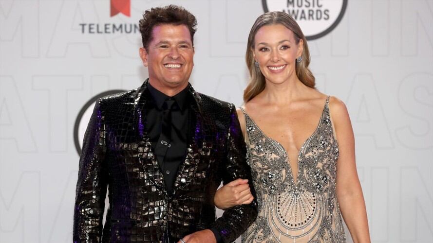 Carlos Vives y Claudia Elena Vásquez. Foto: Getty Images/ Telemundo