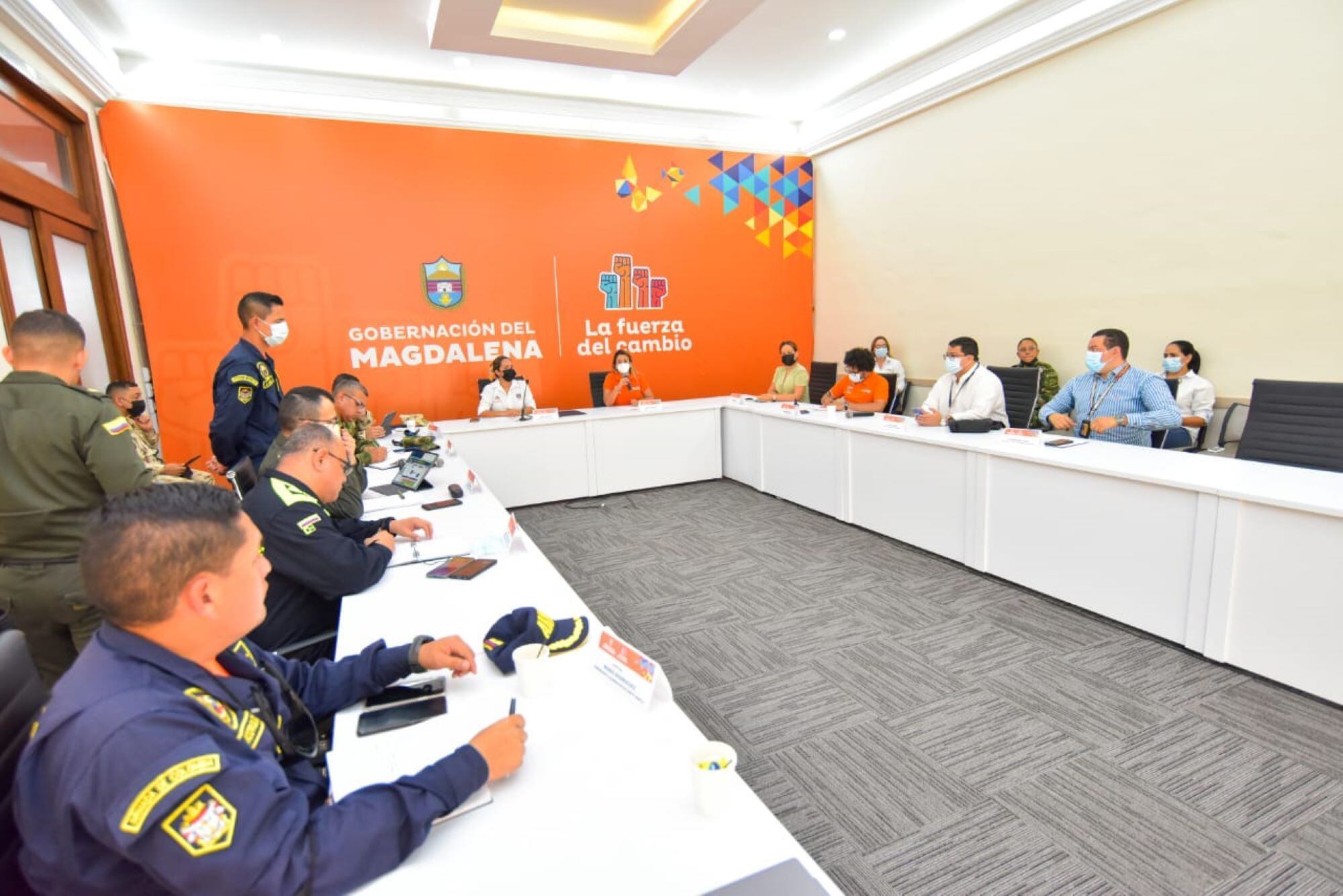 Reunión de las autoridades/ Gobernación del Magdalena 