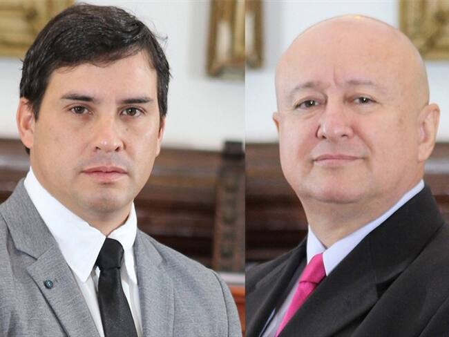 Concejales Pablo Parra y Carlos Guerrero . Foto: Concejo de Popayán