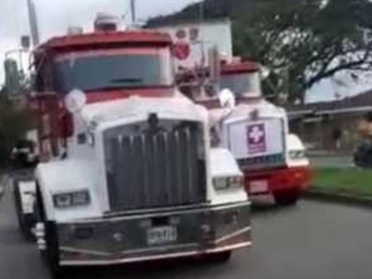 Caravana que transportaba insumos médicos fue en vandalizada en Buga
