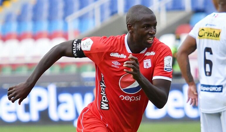Delantero del América de Cali Adrián Ramos. Foto: Colprensa - Cortesía Dimayor