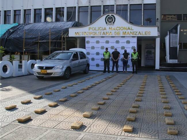 Según el recibo de peajes se movilizaban desde el Cauca con destino a la ciudad de Medellín. Foto: Policía Caldas.