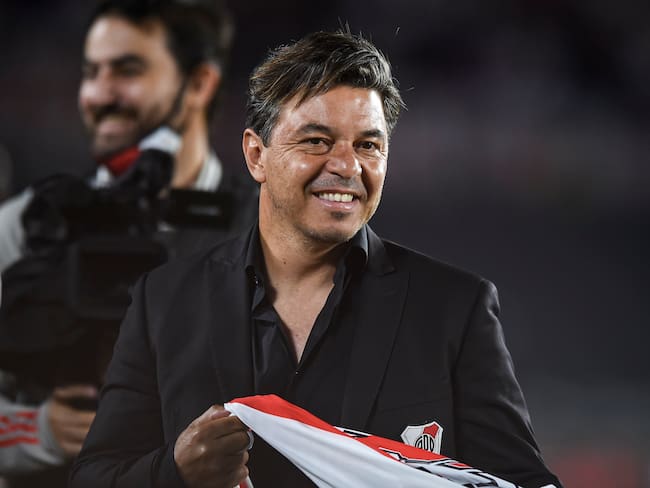 Marcelo Gallardo, técnido de River Plate