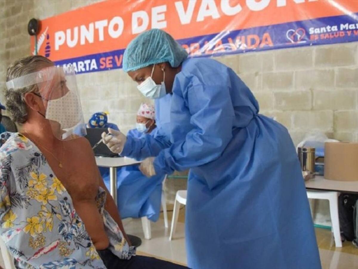 El 13% de la población samaria ya cuenta con las dos dosis de la vacuna anticovid