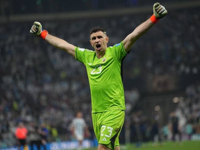 'Dibu' Martínez. Foto: Getty Images.