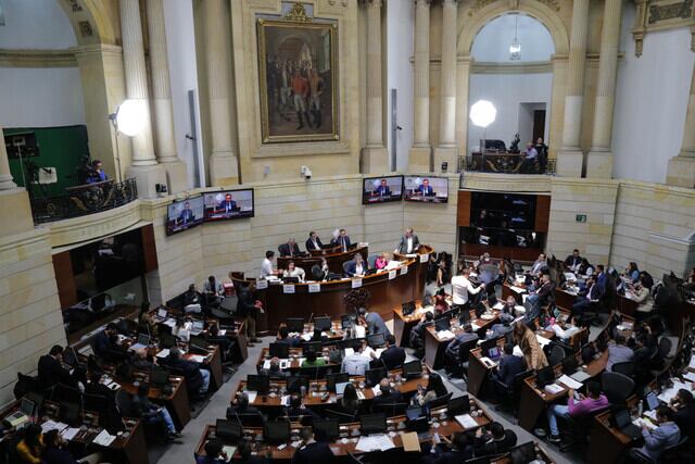 Plenaria del Senado. Foto: Colprensa-Mariano Vimos