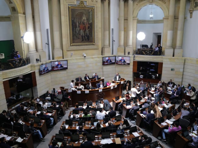 Plenaria del Senado. Foto: Colprensa-Mariano Vimos