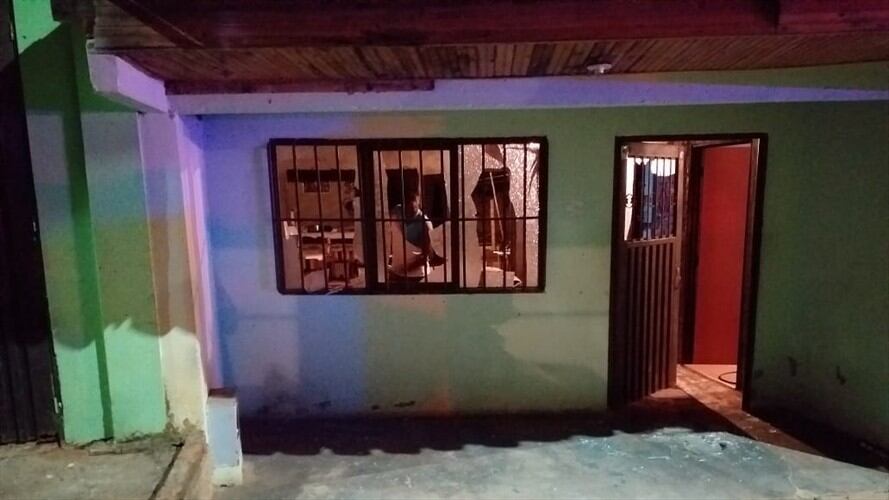 Atentan contra una vivienda en el norte del Cauca. Foto: Cortesía Héctor Roque