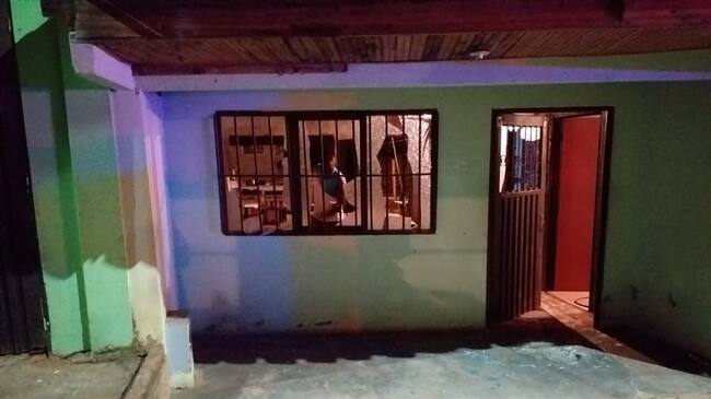 Atentan contra una vivienda en el norte del Cauca. Foto: Cortesía Héctor Roque