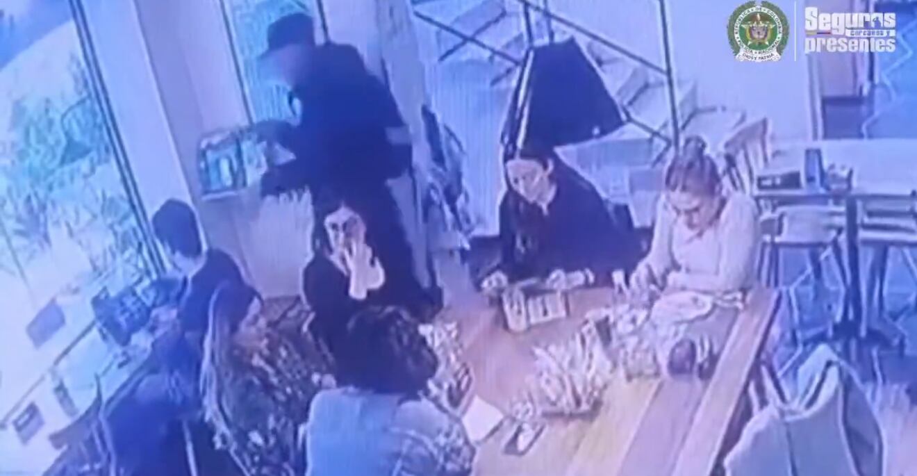 Robo en Bogotá. Foto: Captura de video