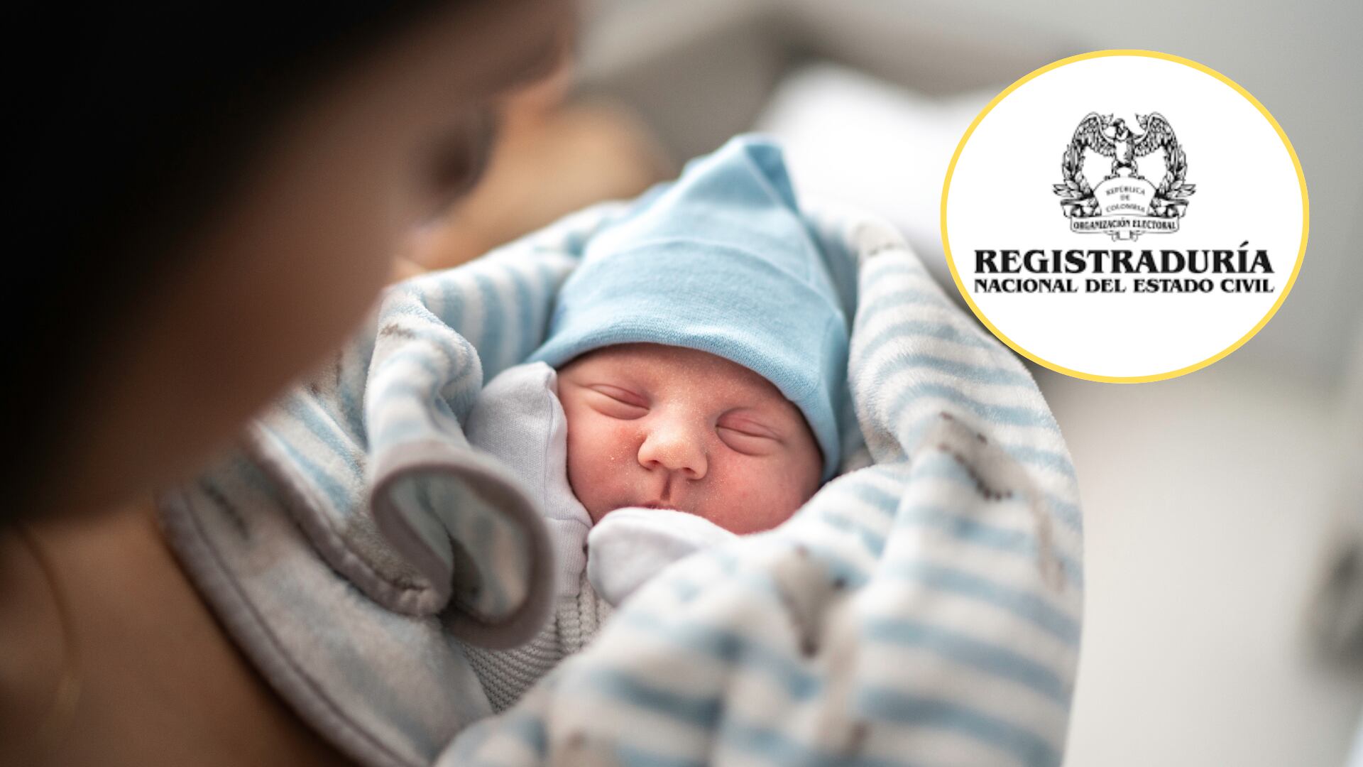 Nacimiento, logo Registraduría Nacional. Foto: Getty Images/ Registraduría Nacional