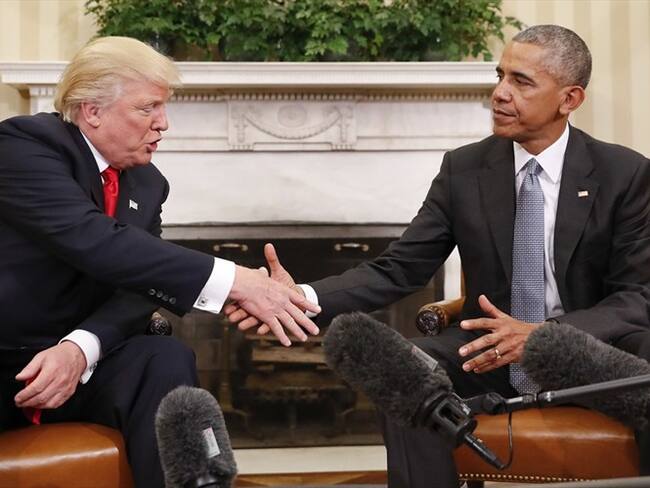 Donald Trump y Barack Obama. Foto: Associated Press - AP