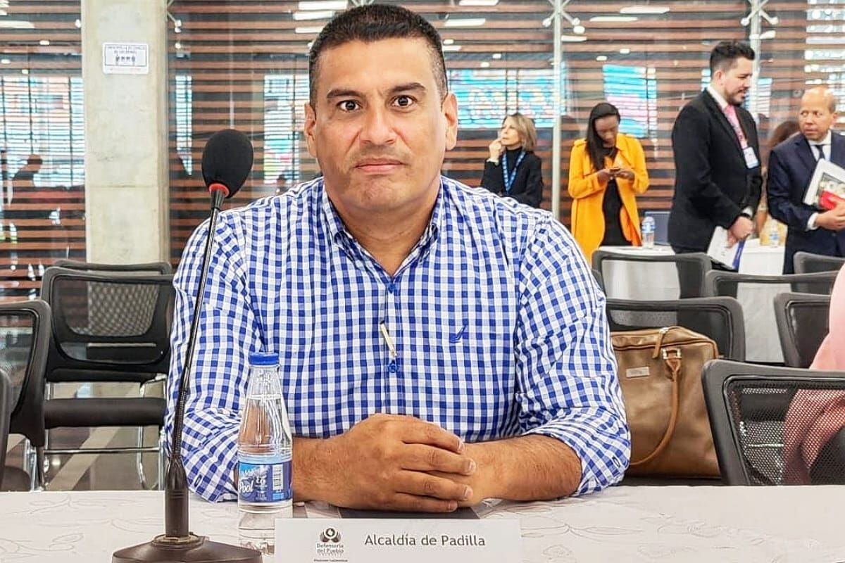 Alcalde de Padilla, Cauca, Cristobal Morales. Crédito: Alcaldía de Padilla.