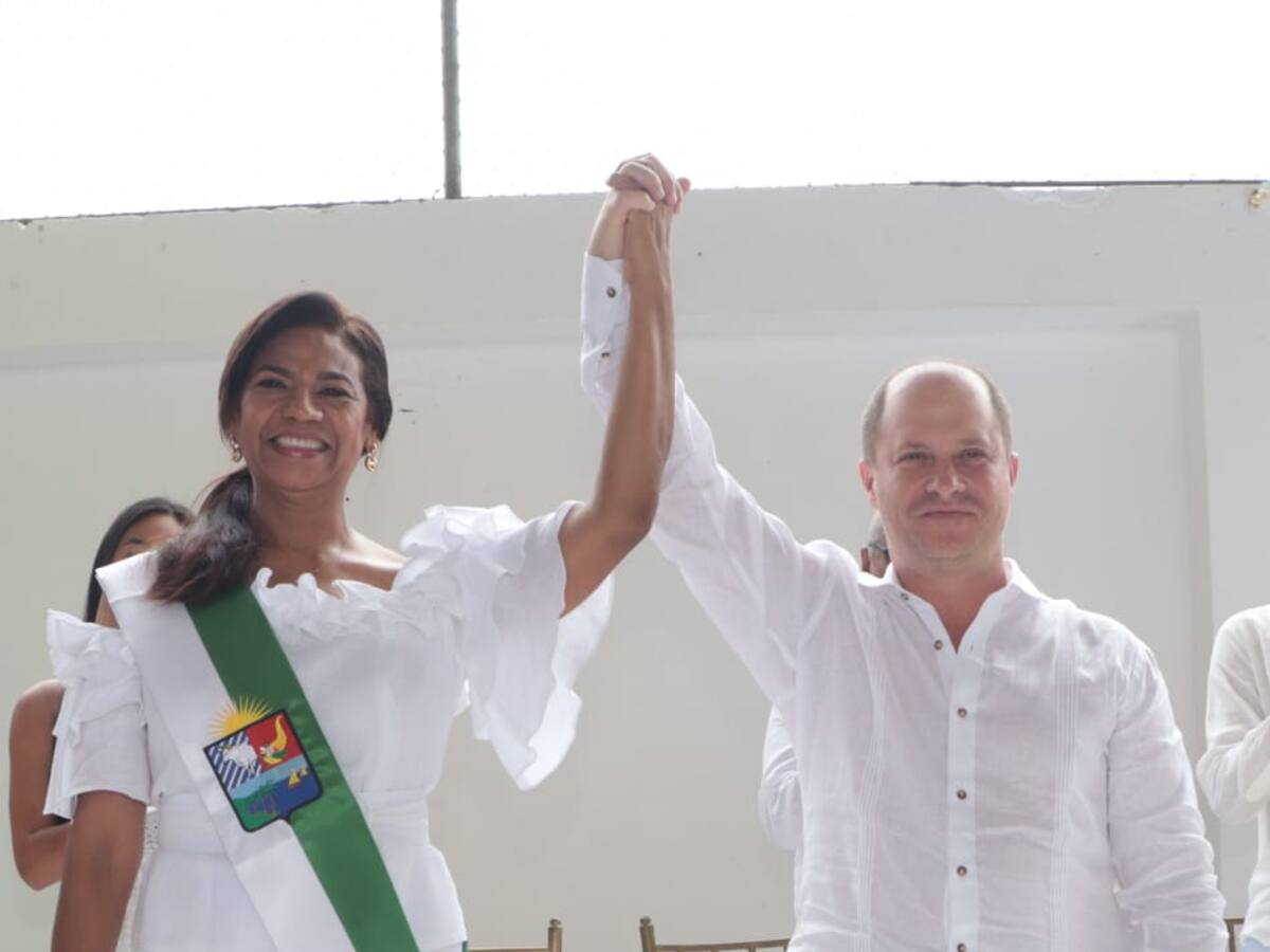 Lucy García se posesionó como gobernadora del departamento de Sucre