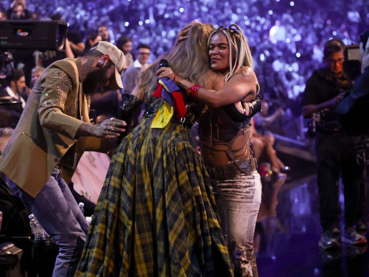 Video: Karol G puso a bailar a Taylor Swift y a Post Malone en los MTV Video Music Awards