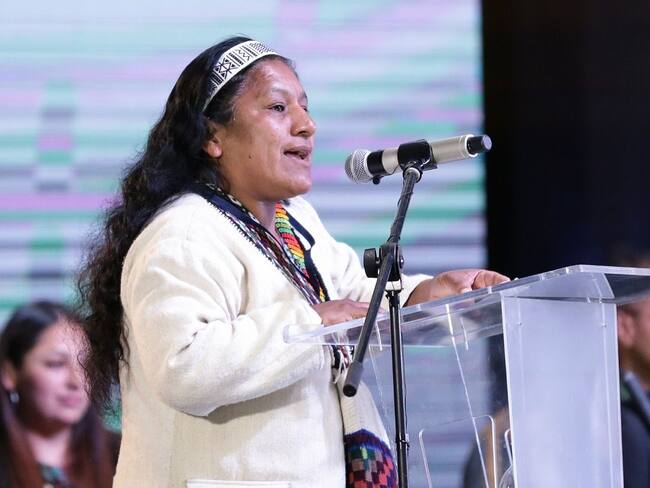 Aída Quilcué, señaló que la situación se agudizan en época electoral. Crédito: Comprensa.