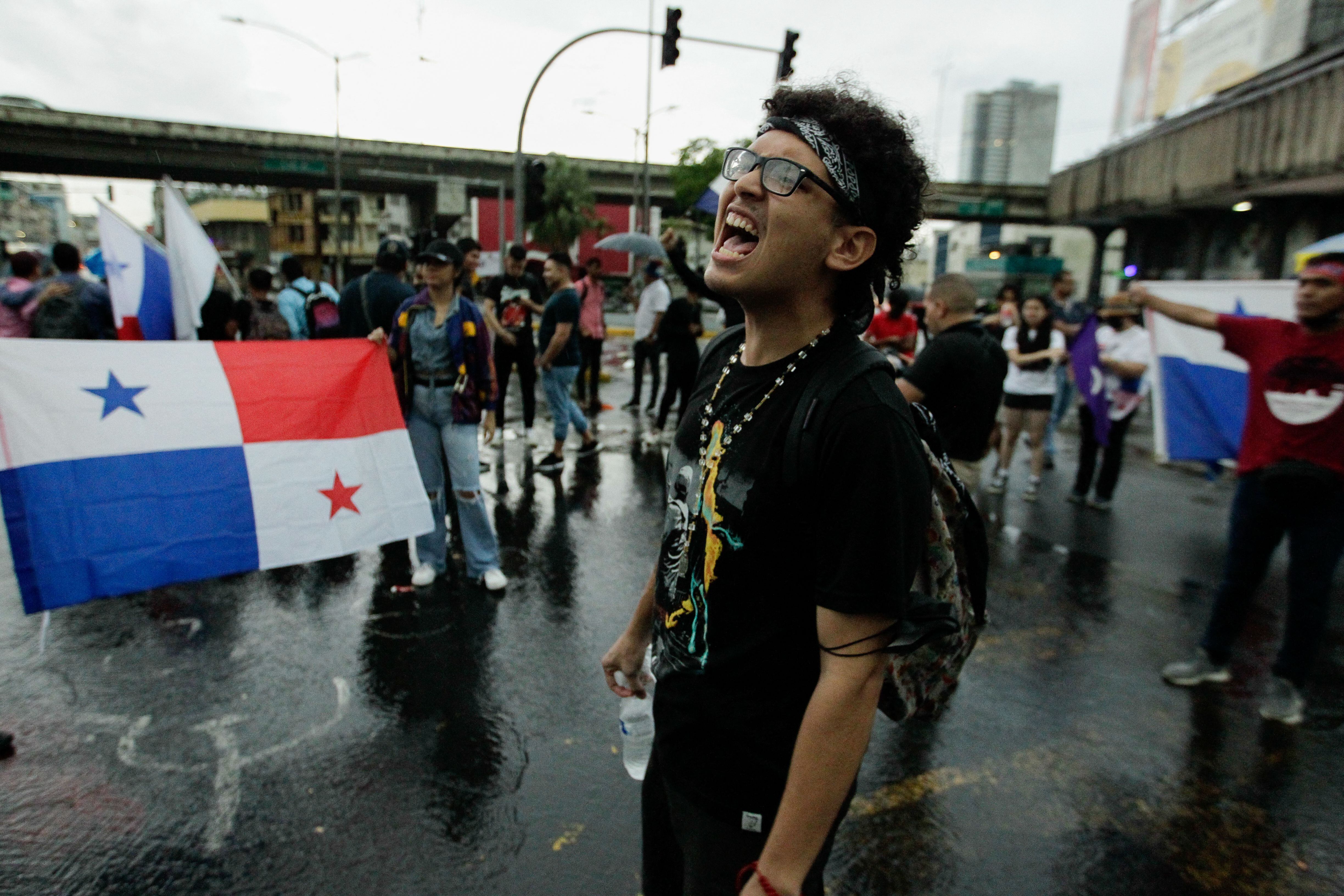 Protestas en Panamá. Foto AFP via Getty Images