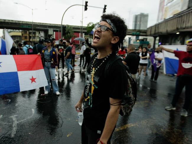 Protestas en Panamá. Foto AFP via Getty Images