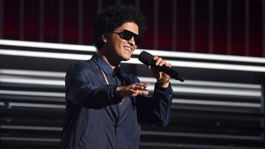 Bruno Mars en concierto. Foto: Getty Images