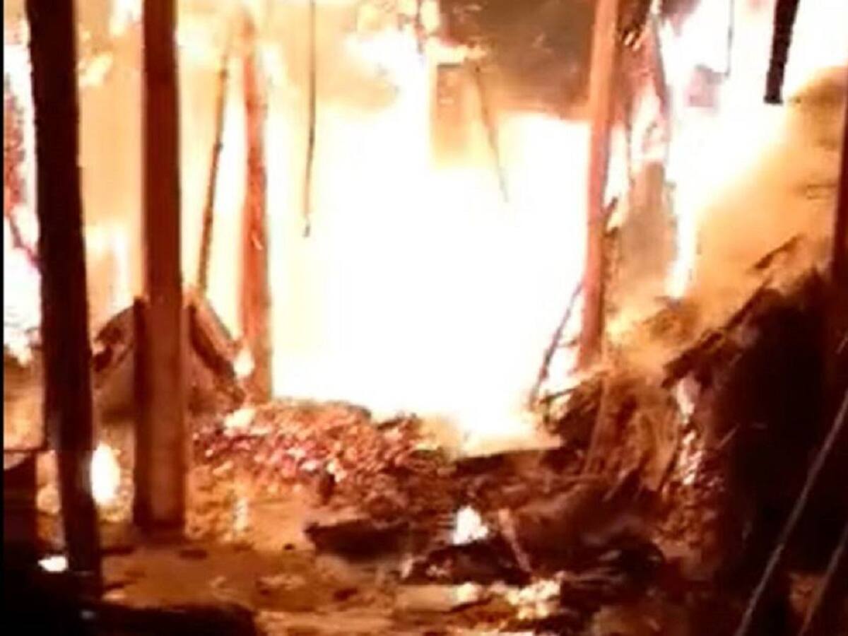 Investigan causas de un incendio que se registró en un resguardo indígena de Caldas