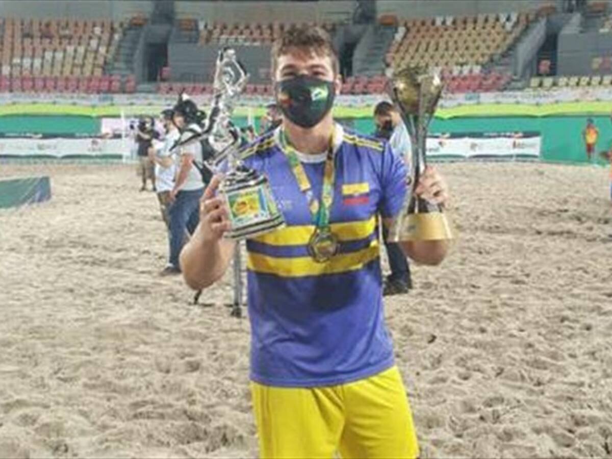 Cartagenero se coronó campeón en mundial de fútbol arena en Brasil