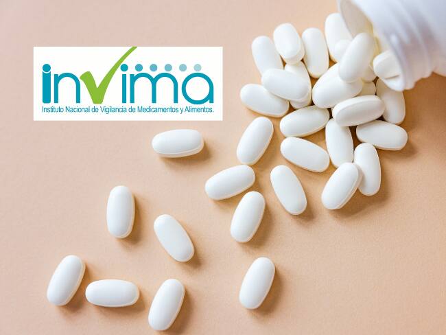Imagen de referencia a suplementos y logo de Invima/ Getty Images- Página oficial de la entidad