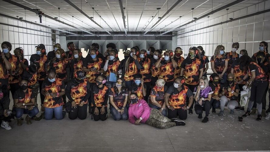 En Sudáfrica, la tasa de feminicidios es cinco veces más elevada que el promedio mundial.. Foto: MARCO LONGARI / AFP