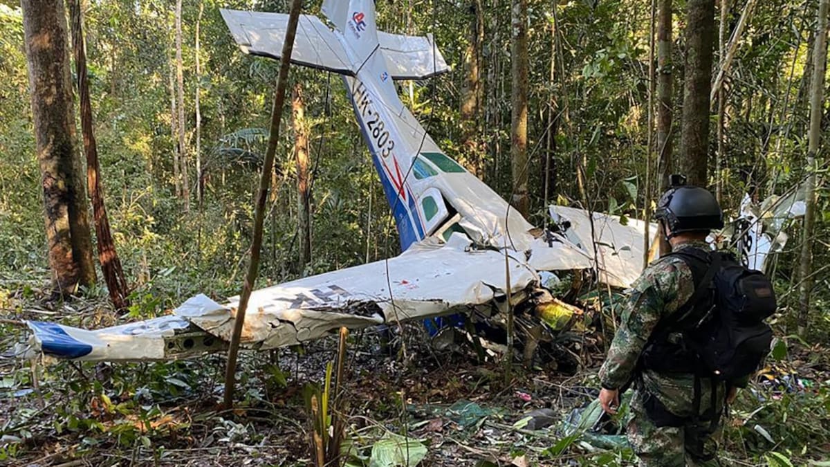 Encontraron con vida a los cuatro niños perdidos en la selva del Guaviare