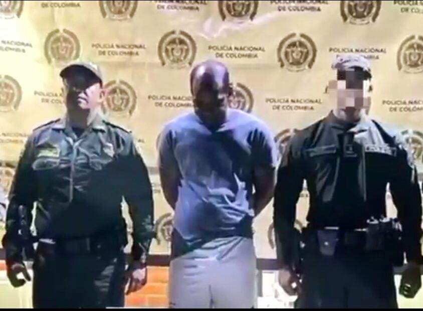 Captura de alias 'Deyson'. Foto: Policía Nacional