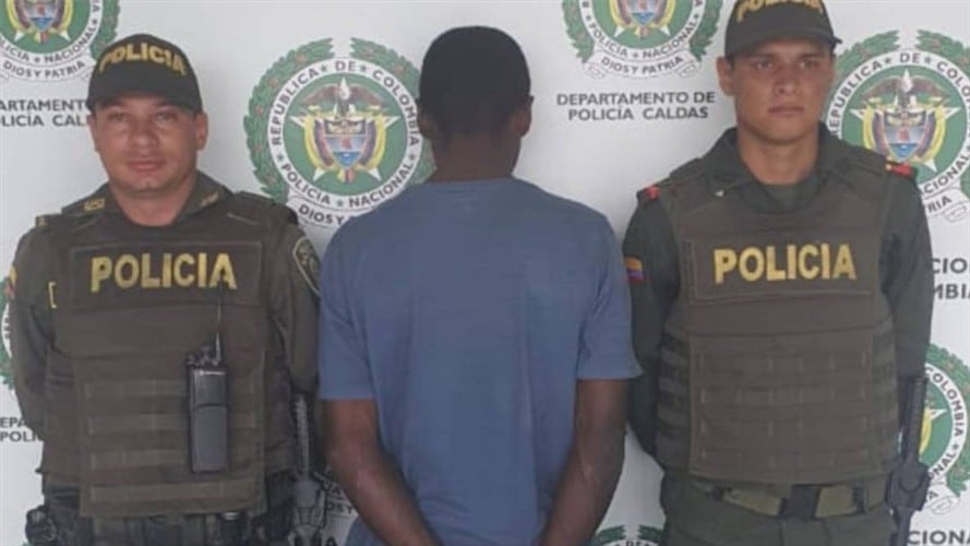 Captura en Caldas. Foto: Policía de Caldas