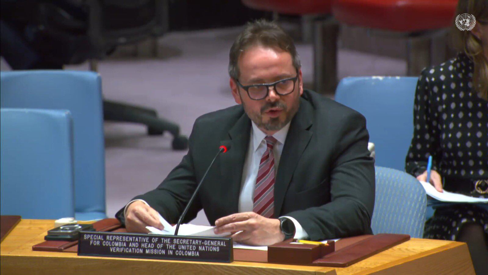 Representante de la Misión de Verificación de la ONU en Colombia, Carlos Ruiz Massieu. Foto: Cortesía ONU.