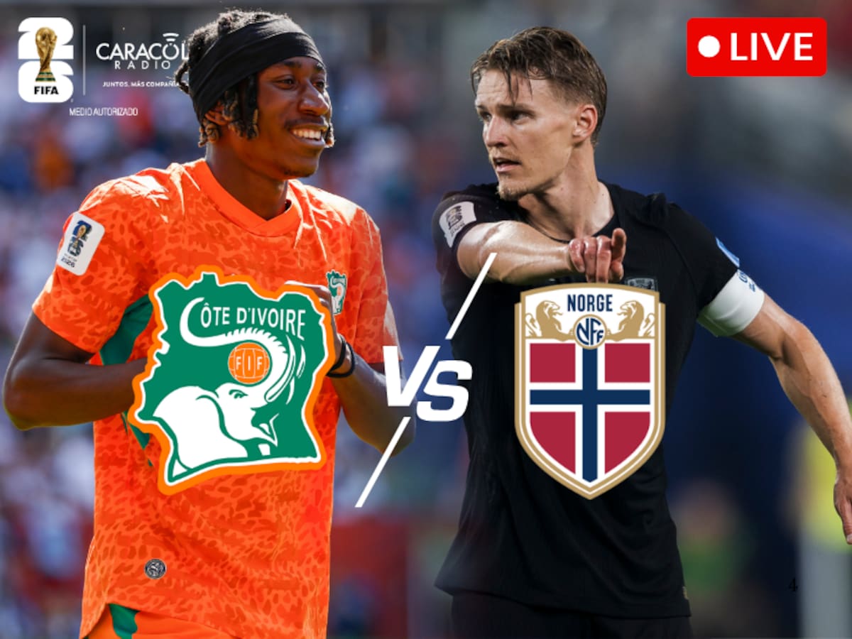 🔴EN VIVO Costa de Marfil vs. Noruega: transmisión y minuto a minuto del partido HOY