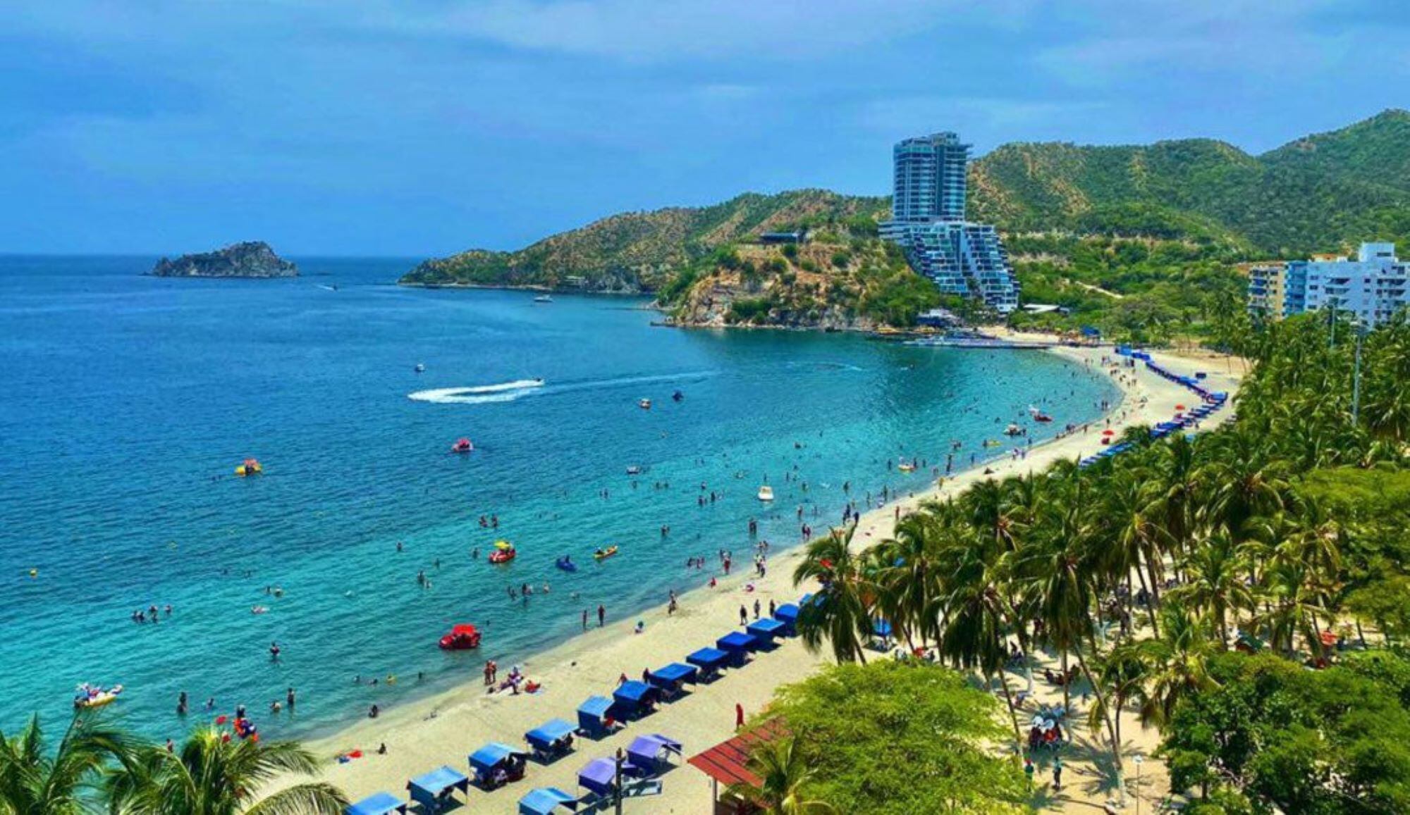 Las playas fueron el lugar preferido por turistas / Alcaldía