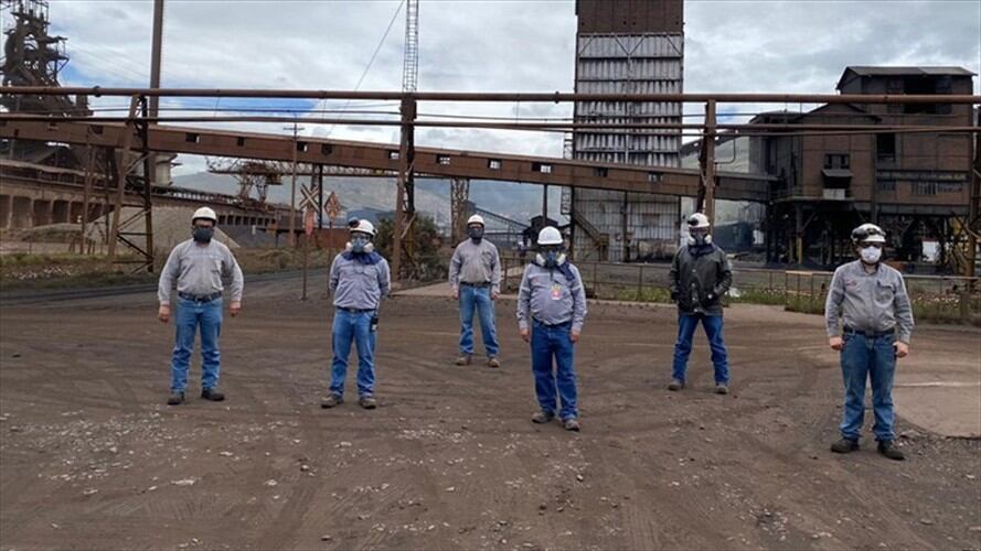 Se estableció que el circulo epidemiológico están aislados. En la compañía hay más de 1.600 trabajadores directos y en total con contratistas son más de 3.000. . Foto: Acerías Paz del Río