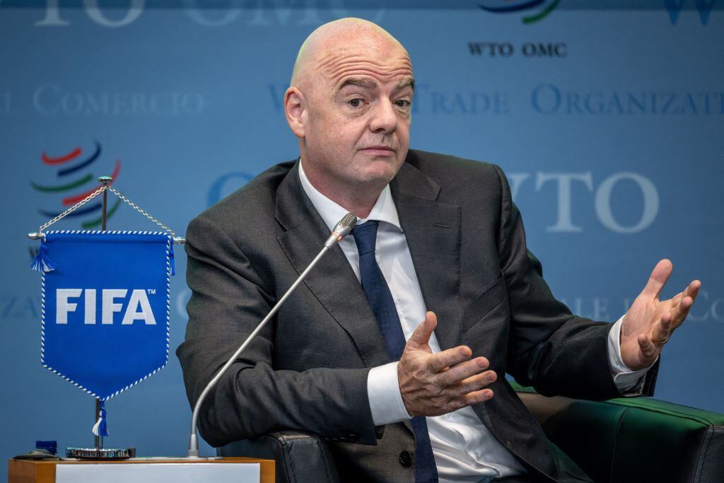 FIFA Presidente Gianni Infantino.  (Photo by FABRICE COFFRINI/AFP via Getty Images)