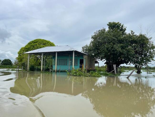 Inundaciones en Córdoba. Foto: Cortesía Defensoría del Pueblo.