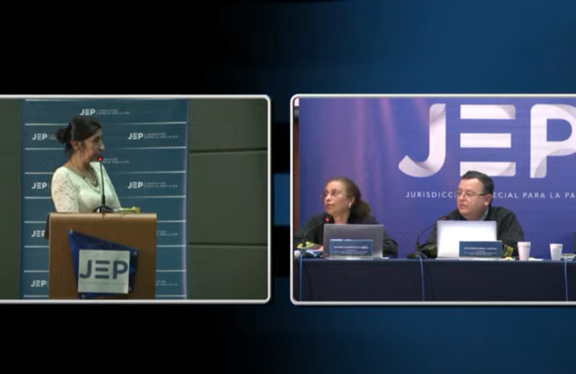 Audiencia. Foto: Cortesía JEP