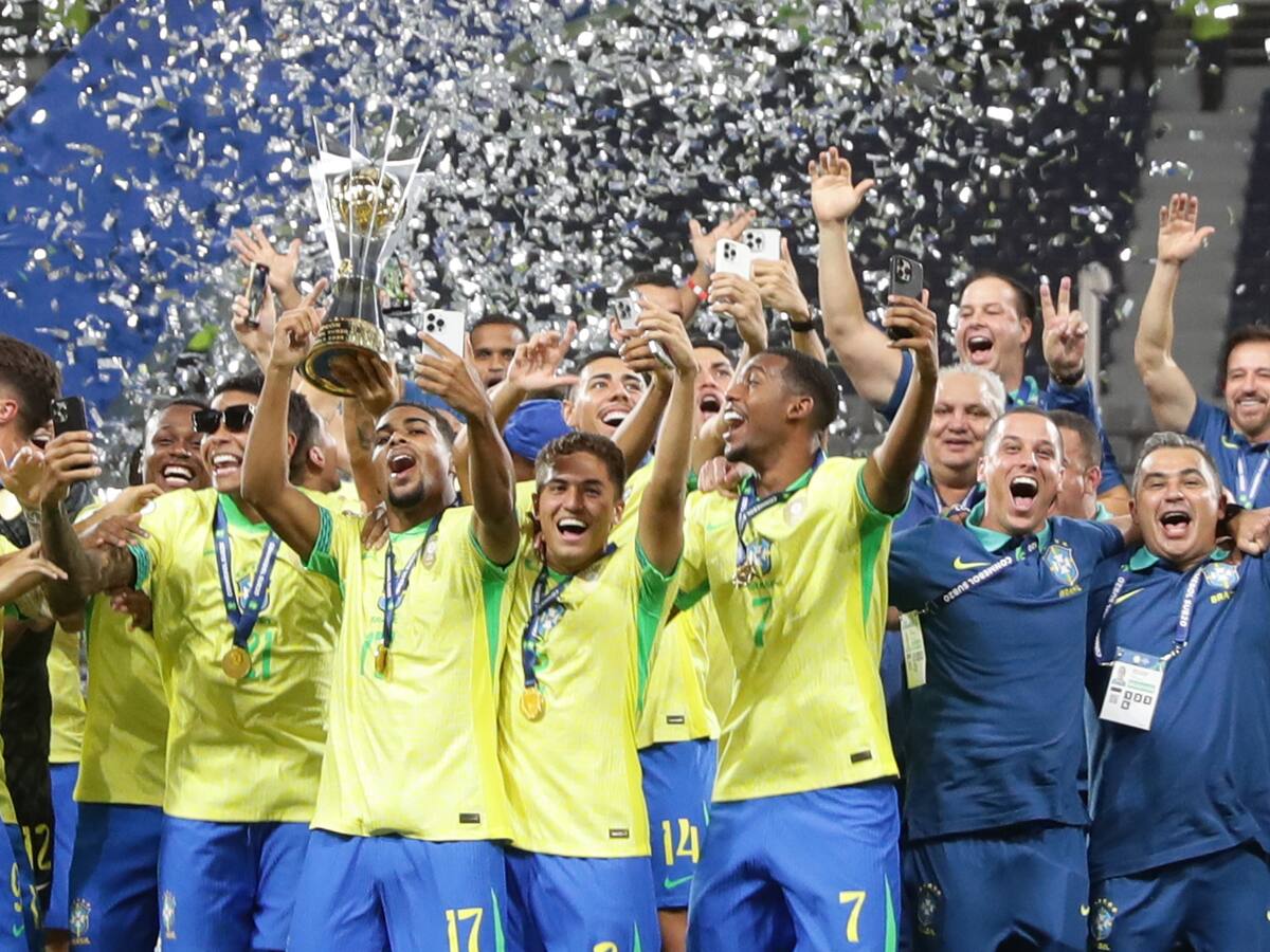 Brasil conquistó el Sudamericano Sub 20 tras ganar 3-0 a Chile