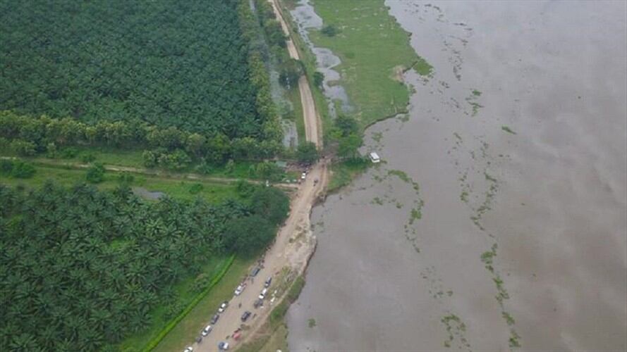 Entes nacionales estudian tres propuestas para evitar inundación en el Magdalena. Foto: Cortesía Gobernación del Magdalena.