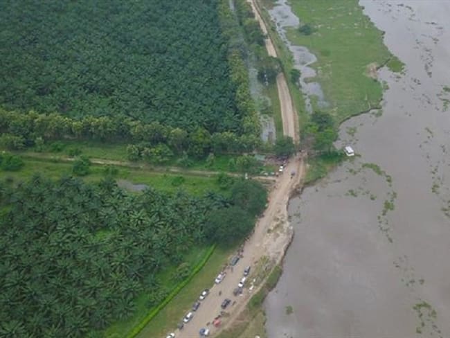 Entes nacionales estudian tres propuestas para evitar inundación en el Magdalena. Foto: Cortesía Gobernación del Magdalena.