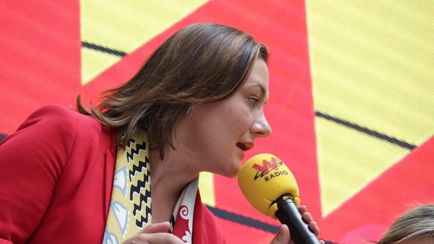 Ángela Garzón, excandidata a la alcaldía de Bogotá. Foto: La WCon Vicky Dávila