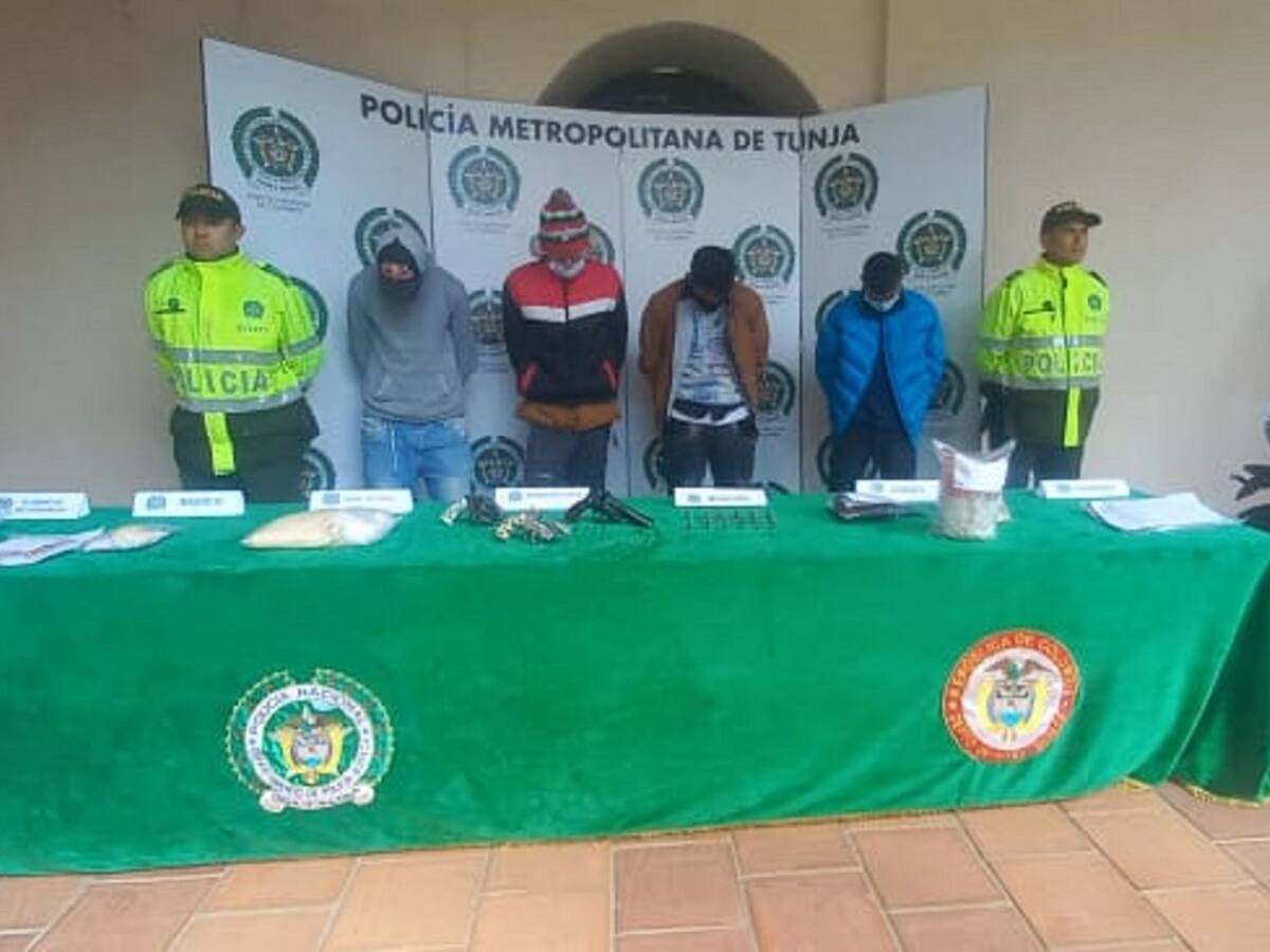 A prisión responsables de vender drogas a menores por redes sociales en Tunja