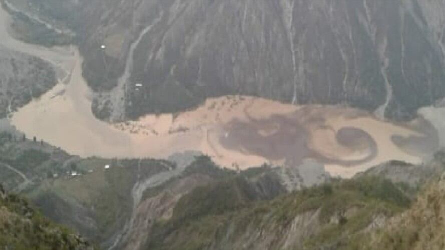 Las familias que vivían en esa zona fueron evacuadas. . Foto:Suministrada.