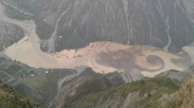 Las familias que vivían en esa zona fueron evacuadas. . Foto:Suministrada.