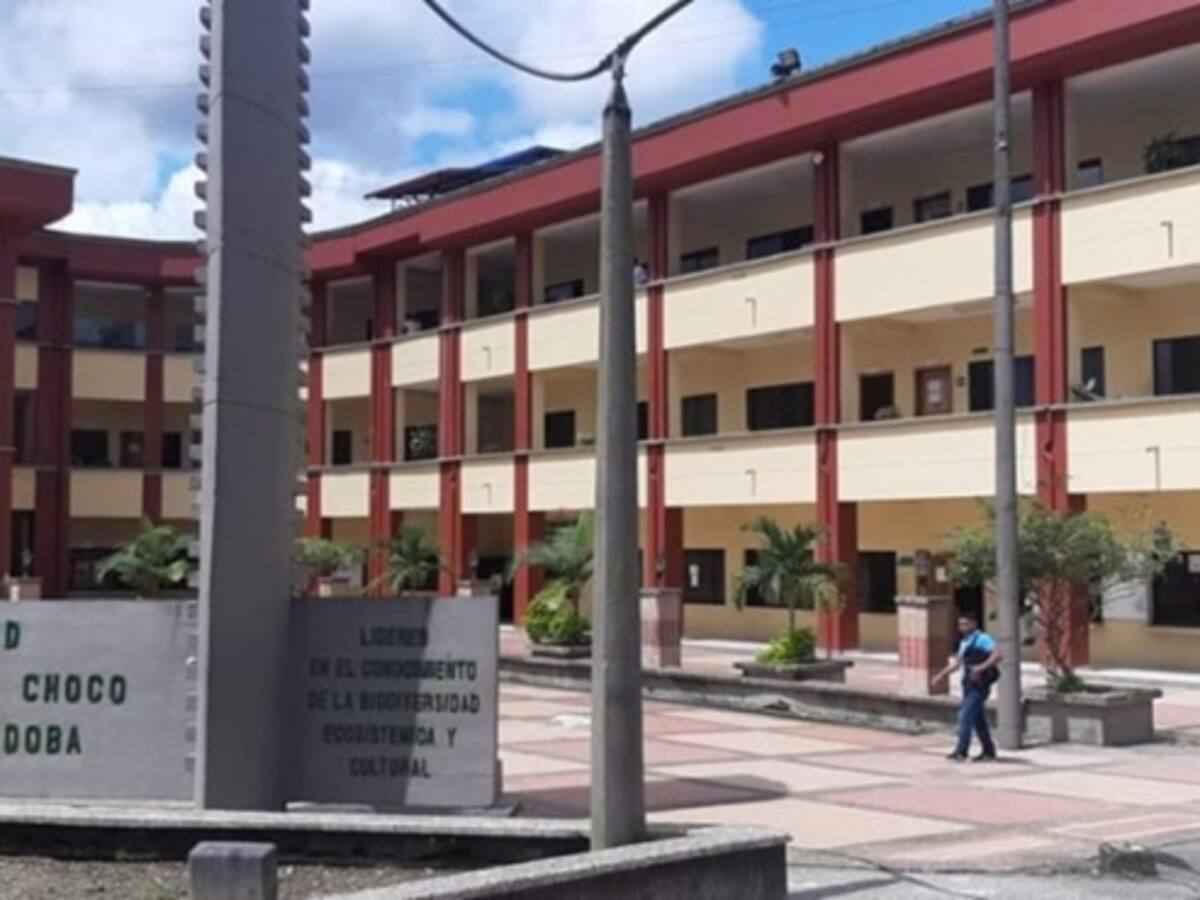 Las protestas en la Universidad Tecnológica de Chocó provocaron un incendio