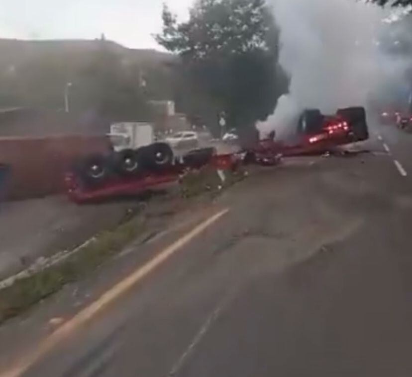 Cierre preventivo por accidente en la vía Bogotá Melgar