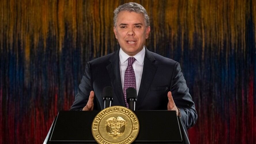 “No nos dejemos llevar por la paranoia, Colombia no puede paralizarse”: Duque. Foto: Colprensa