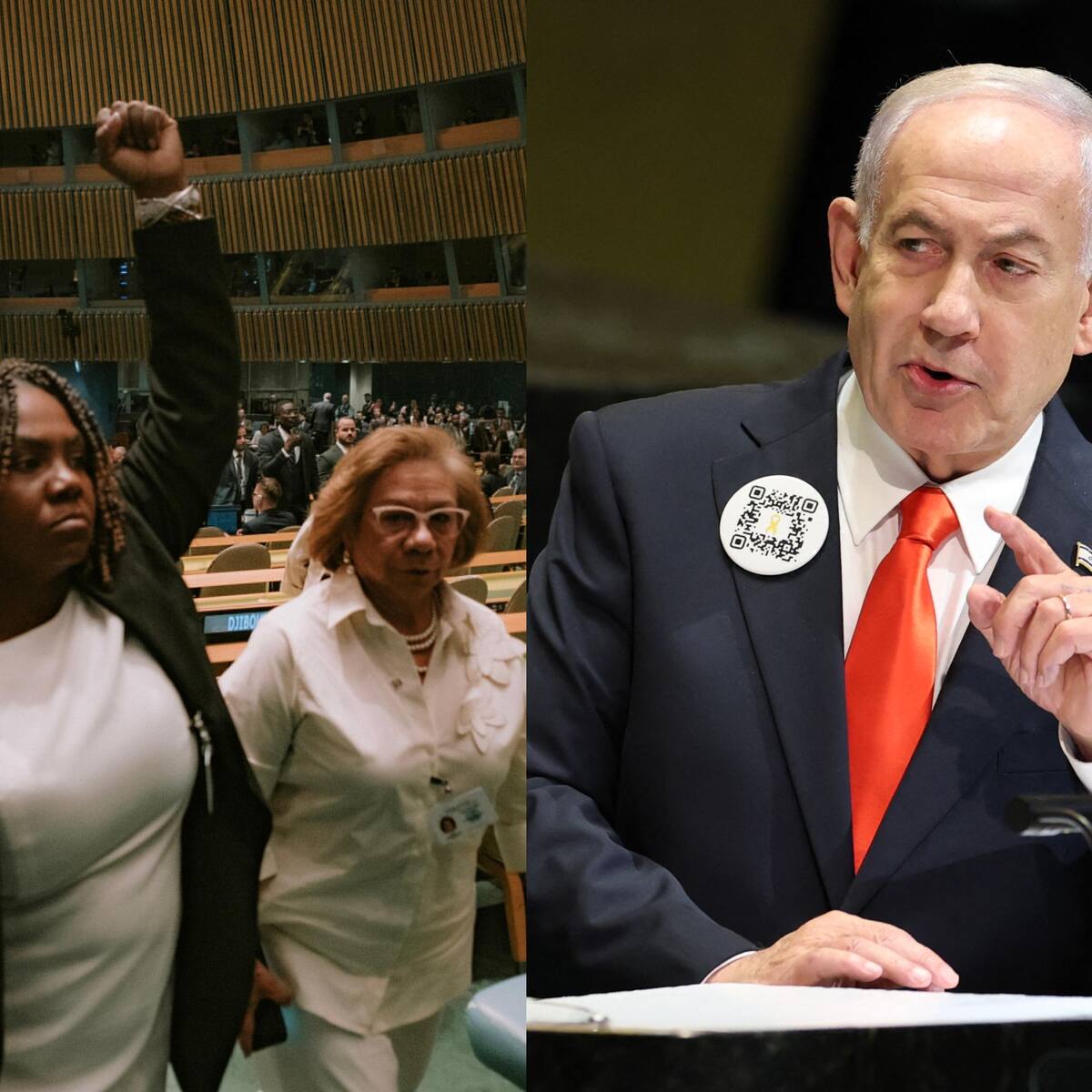 Delegación de Colombia se retiró de la Asamblea General de ONU en intervención de Netanyahu