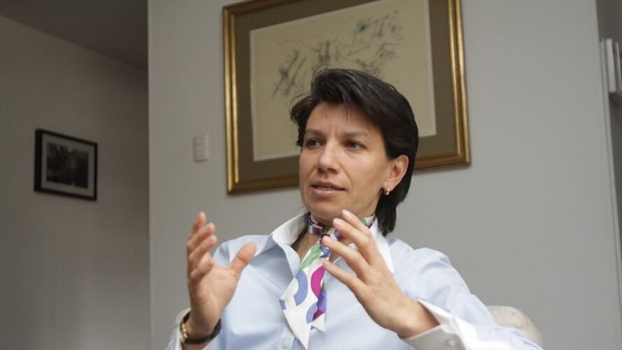 Claudia López . Foto: Colprensa