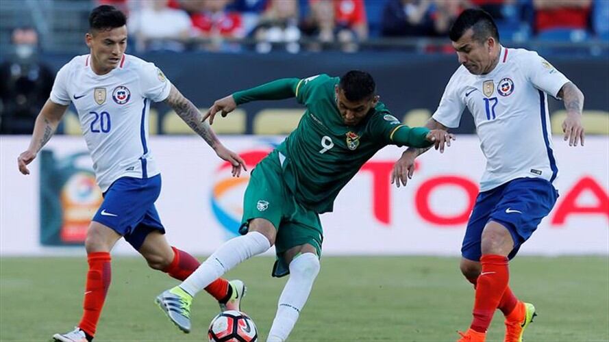 Chile vs. Bolivia. Foto: Agencia EFE